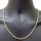 10kt Yellow Gold Miami Cuban Link Chain 10k Necklace 22 Inches 4mm Box Lock Real