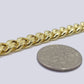 Real 10k Yellow Gold 8mm Miami Cuban Link Bracelet 8" inch Men and Women