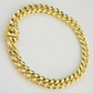 10k Yellow Gold Miami Cuban Link Bracelet 8.5" inch 9mm Real 10kt Box Lock