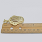 10k Yellow Gold Crown Charm Rope Chain 7mm 20'' Necklace Pendant 10kt Real SALE