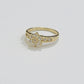 10k Yellow Gold Ring Ladies Wedding Band size 7 Real 10kt Engagement Women