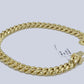 Real 10k Yellow Gold 8mm Miami Cuban Link Bracelet 8" inch Men and Women