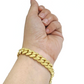 Real 14k Yellow Solid Gold 10mm Miami Cuban Bracelet 9'' inch 14kt Unisex