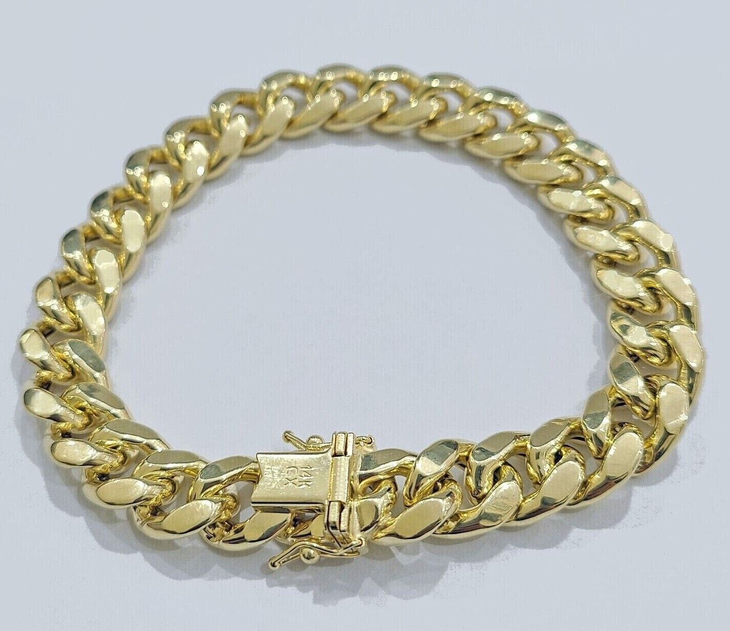 Real 14k Yellow Gold 11mm Miami Cuban Link Bracelet 8.5 ''inch 14kt Unisex