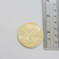 Centenario Coin Custom Solid 10k Yellow Gold 50 Pesos 1947 Mexico Mexican Coin