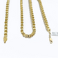 Real 10k Yellow Gold Box Byzantine Necklace 5mm 22" inch Unisex 10kt Chain