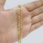 Real 14k Yellow Gold 7mm Cuban Curb Link Bracelet 9''inch 14kt Unisex