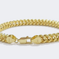 Real 10k Yellow Gold 6mm Franco Bracelet 8" inch 10kt Unisex Men Women