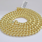 Real 14k Yellow Gold Miami Cuban Link Chain 8mm 28" Necklace Box Lock 14kt