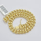 10k Yellow Gold Miami Cuban Link Bracelet 7" inch 8mm Real 10kt For LADIES / WOMEN