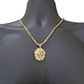 Real 10k Yellow Gold Milano Rope Chain 22 Inch Necklace Lion Head Charm Pendant