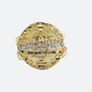 Real 10k Yellow Gold Nugget Last Supper Ring Band Size 12 10kt Gold