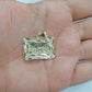 Real 10k Gold Square Pendant Last Supper Charm 10kt Yellow Gold