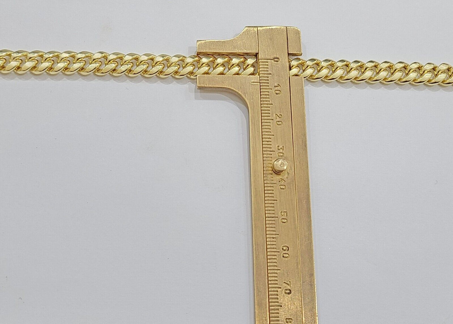 10k Yellow Gold Miami Cuban Link Bracelet 8.5" inch 8mm Real 10kt Box Lock Men