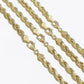 10k Yellow Gold Rope Chain Necklace 24 Inch 8mm Diamond Cuts Men's REAL 10KT