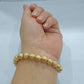 Real 10k Yellow Gold 9mm Moon Cut Bracelet 8''inch 10kt Unisex