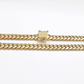Real 10k Solid Yellow Gold Necklace Miami Cuban Chain 9mm 24" Inch 10kt Unisex