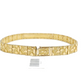 Real 10k Yellow Gold 8mm Nugget ID Bracelet 9" inch 10kt Unisex Men Women