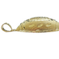 Real 10k Yellow Gold American Football Charm 2" Inch Pendant 10kt For Chain SALE