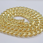 14k Yellow Gold Miami Cuban Link Chain 10mm 20" Choker Necklace Box Lock 14kt