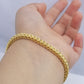 Real 10k Yellow Gold 3mm Franco Bracelet 8" inch 10kt Unisex Men Women