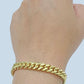 10k Yellow Gold Miami Cuban Link Bracelet 7.5 inch 8mm Real 10kt Kids and Ladies