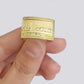 Real 10k Yellow Gold Last Supper Ring Band Size 9.5 10kt Gold