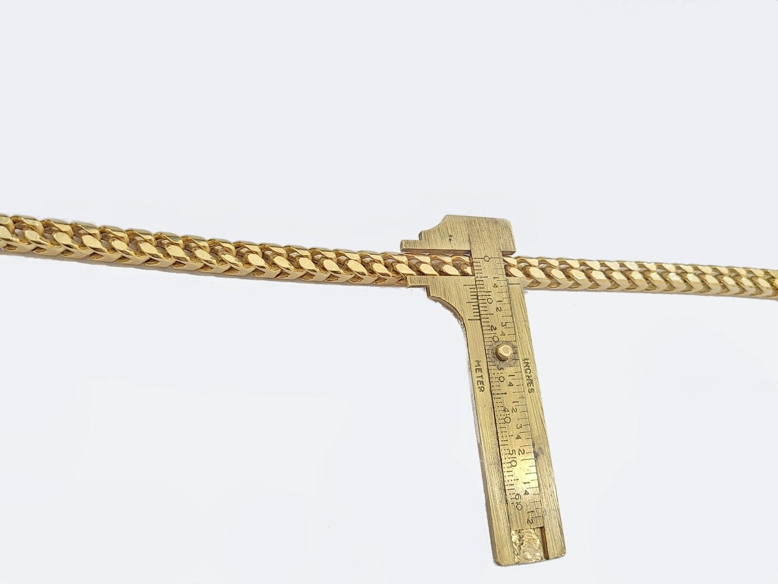 Real 10k Solid Yellow Gold Franco Chain 7mm 26