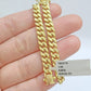 10k Yellow Gold Miami Cuban Link Bracelet 8.5" inch 6mm Real 10kt Box Lock Men