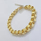 Real 10k Gold Bracelet Byzantine Box 8 Inch 8.5mm 10kt Yellow Gold Men's Genuine