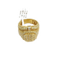 Real 10k Yellow Gold Diamond Ring White Genuine 4.09CT Diamonds 10kt Size 10