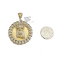 Real 10k Yellow Gold Jesus Head Diamond 2.56CT Pendant Charm For Necklace &Chain