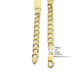 Real 10K Yellow Gold Cuban Curb Link ID Bracelet 8-8.5 Inches 8mm 10kt Gold