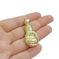 10k Yellow Gold Boxing Glove Charm Pendant 1.5Inch Chain Necklace SALE Real 10kt