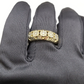 Real 14k Yellow Gold Diamond Ring White Genuine 0.73CT Diamonds 14kt Size 10