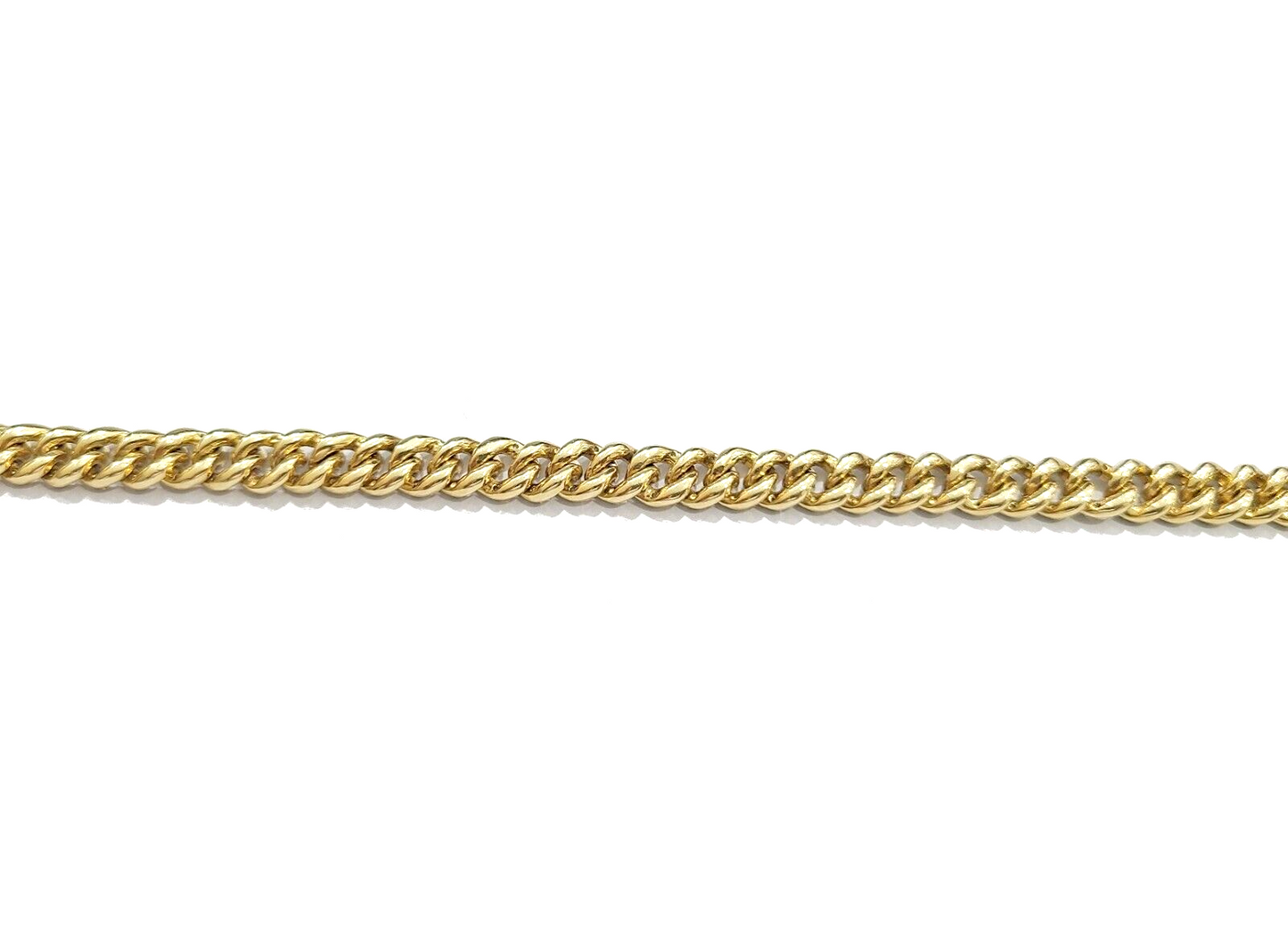 Real 10kt Solid Yellow Gold Miami Cuban Diamond Bracelet Unisex 9'' Inches 7mm