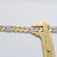 Real 10kt Yellow Gold Miami Cuban Mariner Link Bracelet Unisex 8.5'' 12mm