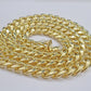 14k Yellow Gold Miami Cuban Link Chain 9mm 28" Necklace Box Lock Real 14kt