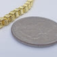 Real 10k Yellow Gold 4mm Box Byzantine Bracelet 8.5" inch 10kt Unisex Men Women