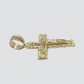 Real 14k Yellow Gold Cross Charm Rope Chain 4mm 20'' Necklace Pendant 14kt Jesus