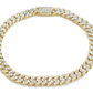 Real 10kt Solid Yellow Gold Miami Cuban Diamond Bracelet Unisex 9'' Inches 7mm