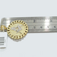 Real 10k Yellow Gold Masonic Charm 1.5'' inches Pendant 10kt for Chain