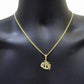 10k Gold Allah Charm Miami Cuban Chain 20" 3mm Necklace Pendant , REAL 10kt SET