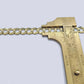 Real 14k Yellow Gold 7mm Cuban Curb Link Bracelet 9''inch 14kt Unisex