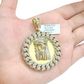 Real 10k Yellow Gold Jesus Head Diamond 2.56CT Pendant Charm For Necklace &Chain