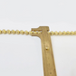 Real 10k Yellow Gold 8mm Moon Cut Bracelet 9''inch 10kt Unisex