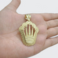 10k Yellow Gold Crown Charm Rope Chain 7mm 20'' Necklace Pendant 10kt Real SALE