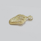 10k Yellow Gold Crown Charm Rope Chain 7mm 20'' Necklace Pendant 10kt Real SALE
