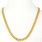 10kt Yellow Gold Miami Cuban Link Chain 10k Necklace 18 Inch 10mm Real Choker