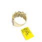 Real 10k Gold Men's Ring size 10 10kt Yellow Gold Wedding Band Diamond 1.10 CT